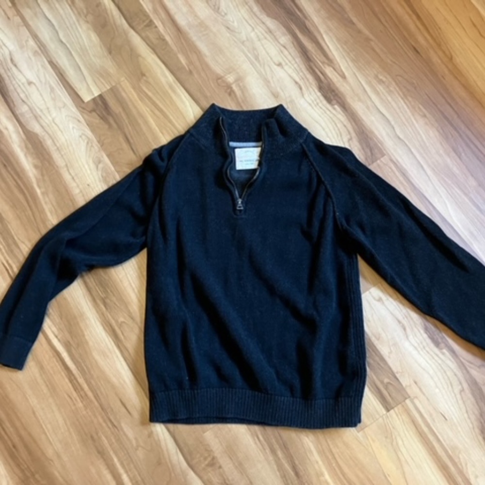Mens Quarter Zip Sweater